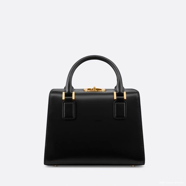 Cheap Dior Boston Small Calfskin Black Bag Box 0807 Luxury